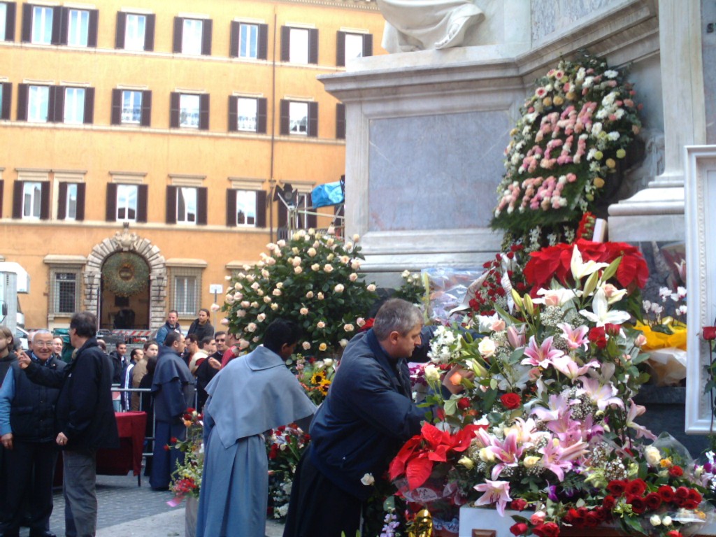 Festa dell''Immacolata a P.za Di Spagna (Roma)